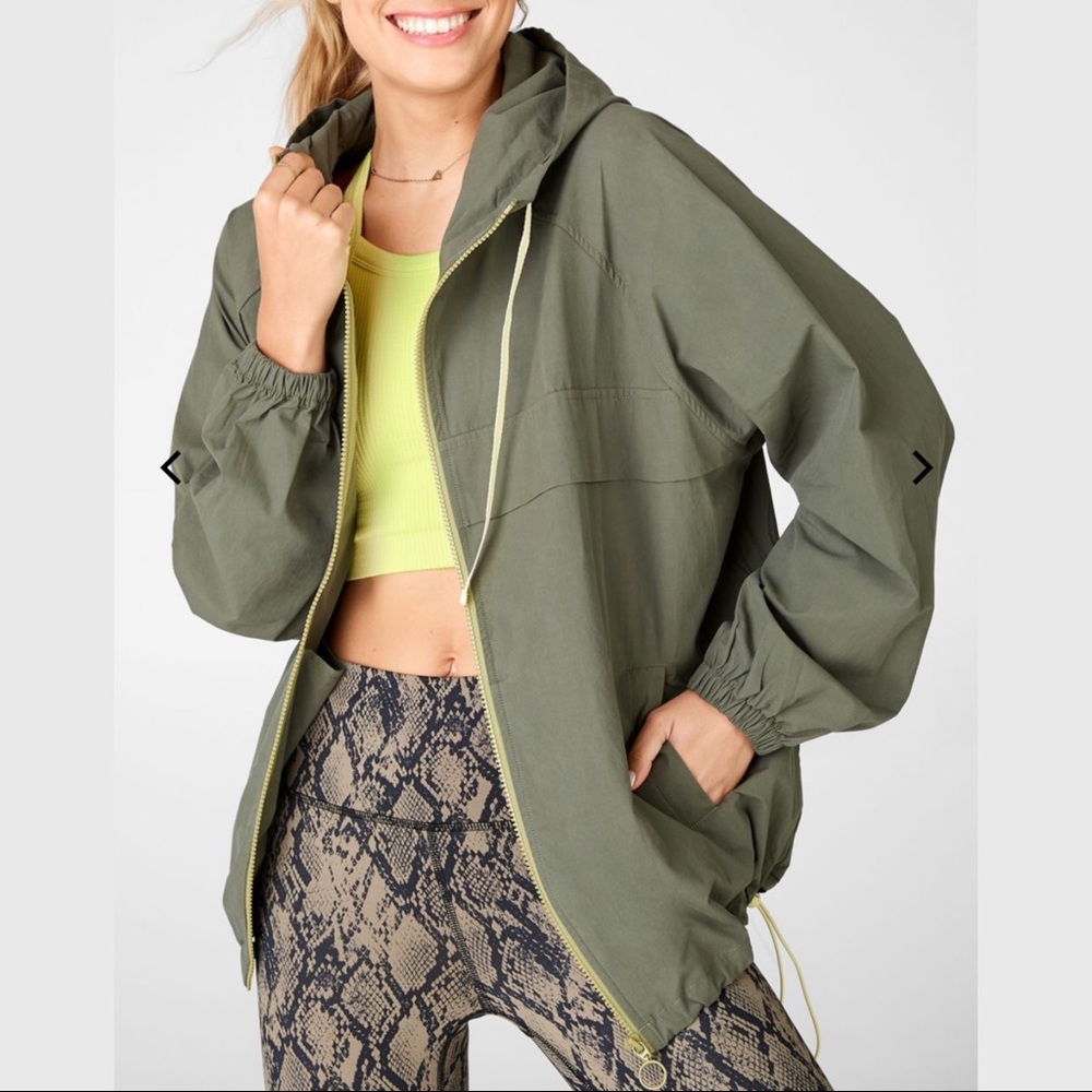 NWT Fabletics Jordan Woven Jacket